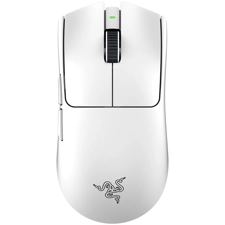 Razer Viper V3 Pro - White, Gaming mouse, HyperSpeed Wireless, Focus Pro 35K Optical Sensor Gen-2, 35K DPI, Optical Mouse Switches Gen-3, 90-million Clicks, 100% PTFE mouse feet, 54 g (excluding cable and dongle), USB Type A to USB Type C cable