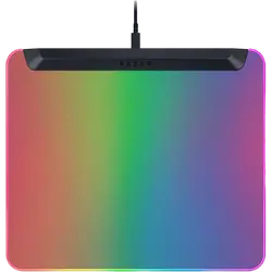 Razer Firefly V2 Pro, Fully Illuminated RGB Gaming Mouse Mat, Edge-to-Edge Backlit Design, 15-Zone Chroma Lighting, Integrated USB 2.0 Port