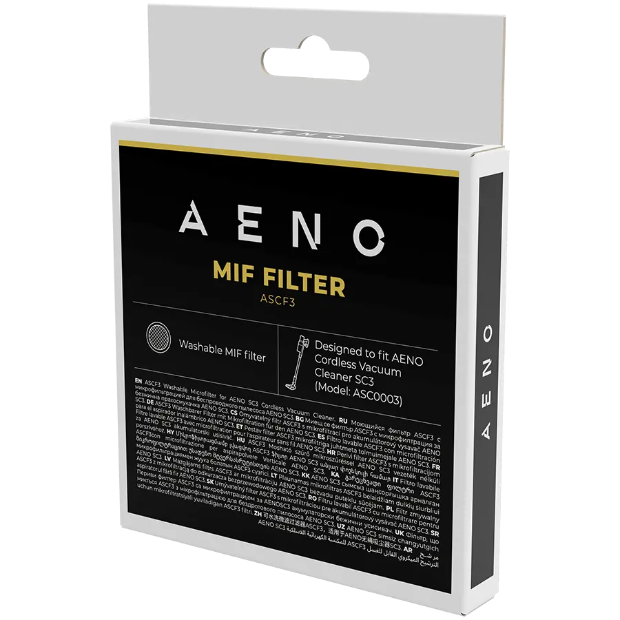 AENO Πλενόμενο φίλτρο MIF για ηλεκτρική σκούπα stick SC3 - image 2