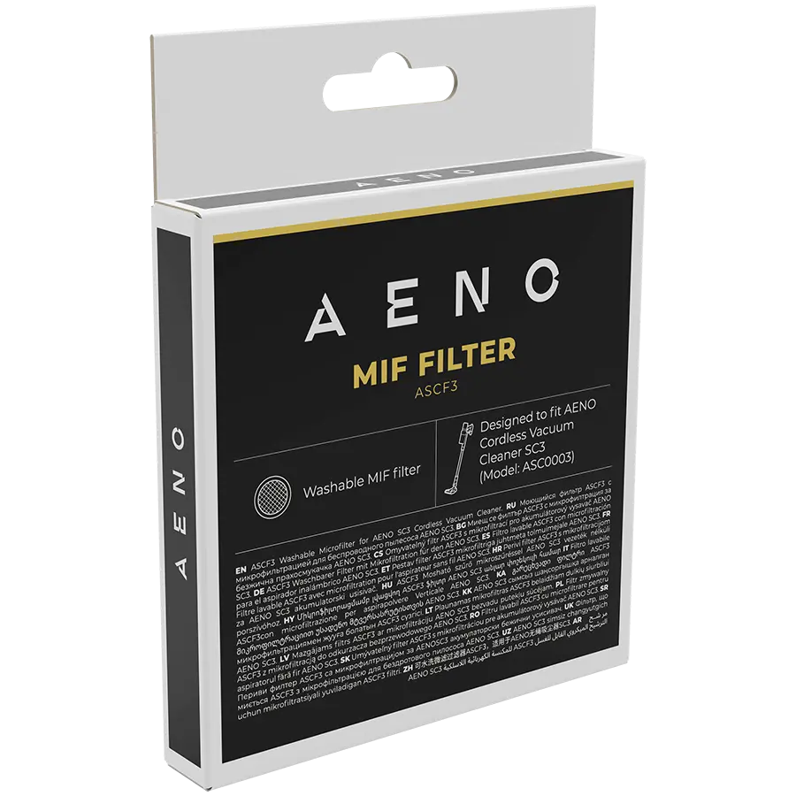 AENO Πλενόμενο φίλτρο MIF για ηλεκτρική σκούπα stick SC3 - image 3