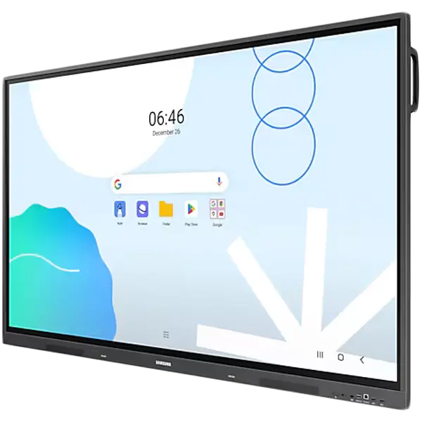 Samsung LH75WADWLGCXEN Interactive E-Board WA75D 75" Android OS 4K Digital Flipchart TOUCH, Mirroring, Wi-Fi, Black - image 3