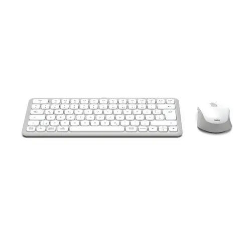 HAMA Set wireless mini tastatură și mouse "WKM-500", TKL chirilică, tastă AI - 1