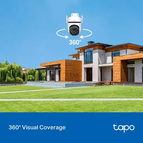 Външна охранителна WiFi камера TP-Link Tapo C520WS - 2K Pan/Tilt - image 3