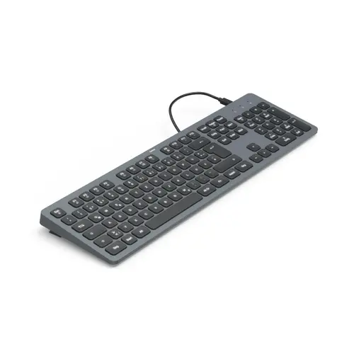 HAMA Жична Клавиатура "CK-400", Х-структурна, USB-A, USB-C, AI бутон, светеща - image 1