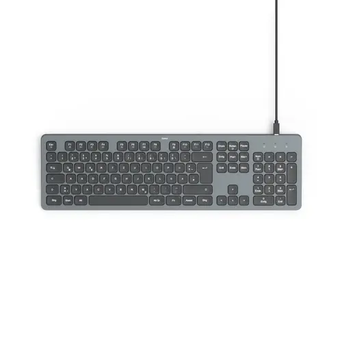 HAMA Жична Клавиатура "CK-400", Х-структурна, USB-A, USB-C, AI бутон, светеща - image 3