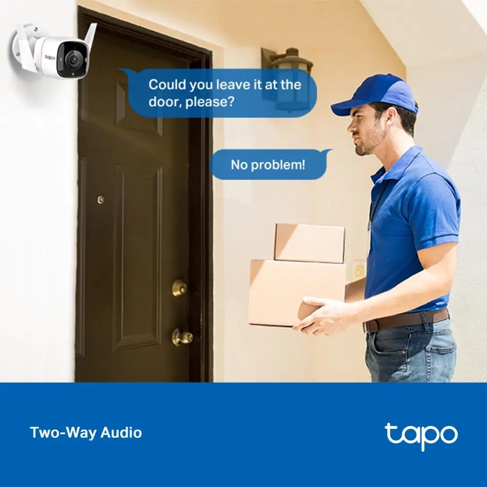 Εξωτερική κάμερα ασφαλείας WiFi TP-Link Tapo C320WS - 2K QHD - image 5