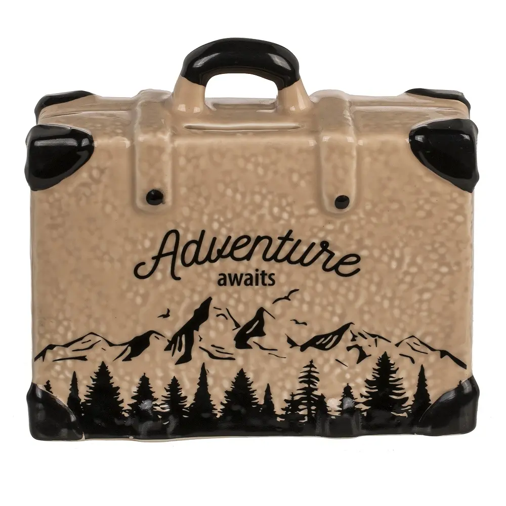 Pușculiță ceramică valiză, Travel
