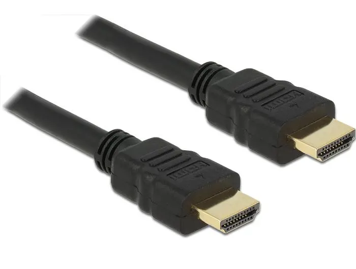Cablu Delock High Speed, HDMI tată - HDMI A tată, 4K, 0.25 m, Ethernet