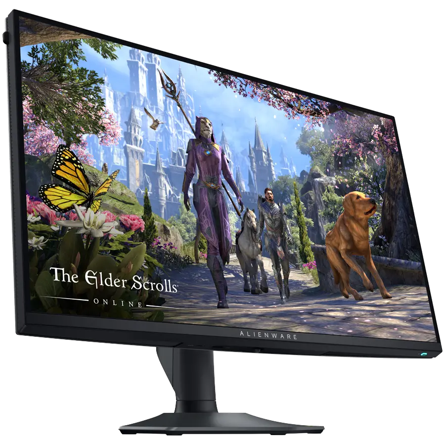 Alienware AW2725QF Gaming Monitor, 27" 16:9 IPS 3840x2160 up to 180Hz or 1920x1080 up to 360Hz, 0.5ms GtG, 1000:1, 400 cd/m2, G-Sync, 2x HDMI, 1xDP, 3xUSB 3.2, 1xUSB-C (15W), Tilt, Swivel, Pivot, Height Adj, 3Y - image 2