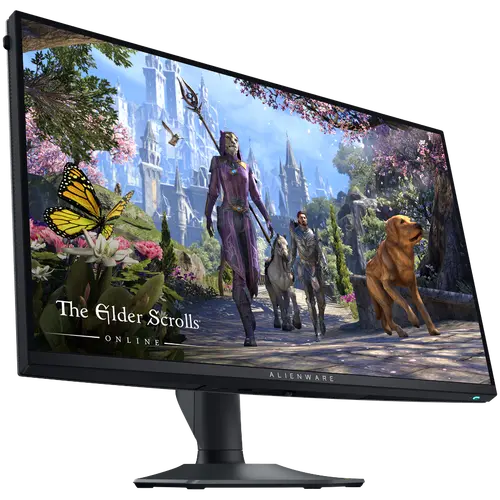 Alienware AW2725QF Gaming οθόνη, 27" 16:9 IPS 3840x2160 έως 180Hz ή 1920x1080 έως 360Hz, 0.5ms GtG, 1000:1, 400 cd/m2, G-Sync, 2x HDMI, 1xDP, 3xUSB - 3