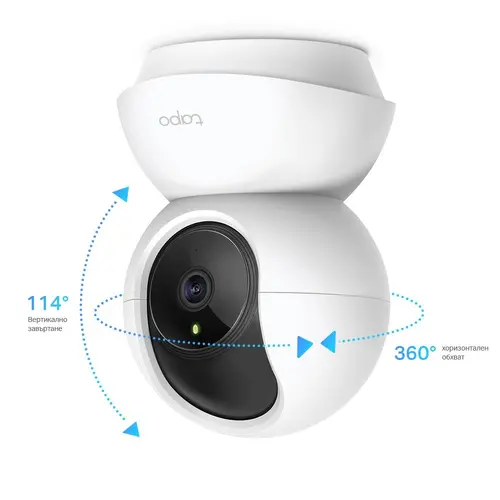 Κάμερα ασφαλείας WiFi TP-Link Tapo C200, 360°, Pan/Tilt - 2