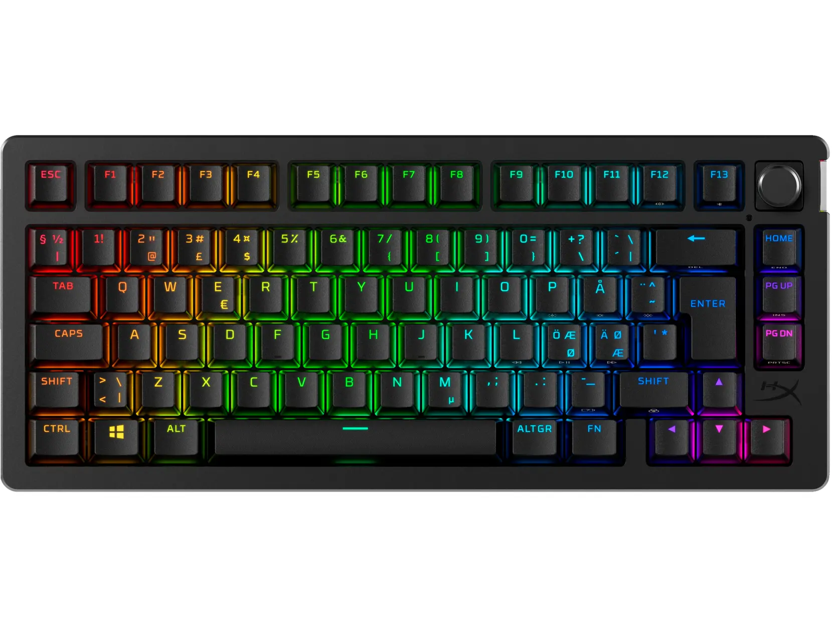 Ασύρματο gaming μηχανικό πληκτρολόγιο HyperX Alloy Rise 75