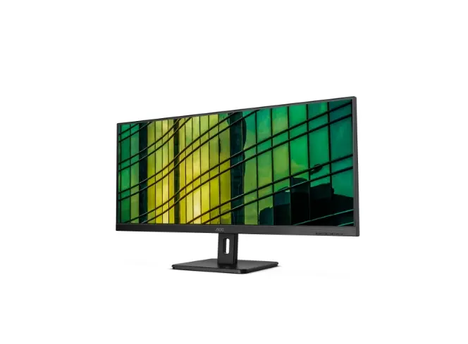 Монитор, AOC U34E2M, 34" VA WLED, 3440x1440@100Hz, 4ms GtG, 300cd m/2, 4000:1, 20M:1 DCR, Adaptive Sync, FlickerFree, Low Blue Light, Tilt, 2xHDMI, DP - image 2