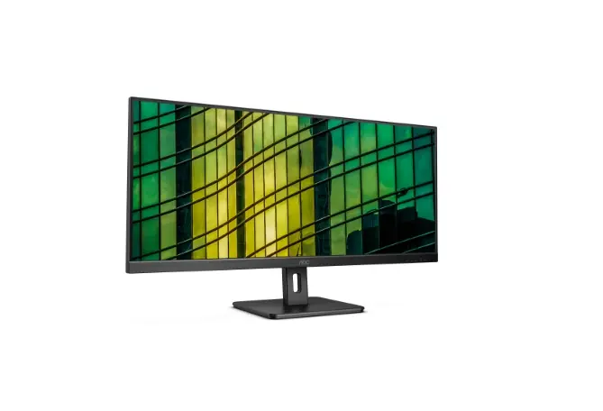 Монитор, AOC U34E2M, 34" VA WLED, 3440x1440@100Hz, 4ms GtG, 300cd m/2, 4000:1, 20M:1 DCR, Adaptive Sync, FlickerFree, Low Blue Light, Tilt, 2xHDMI, DP - image 3