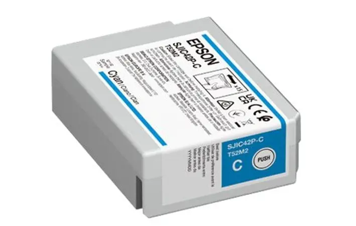 Консуматив, Epson SJIC42P-C Ink cartridge for ColorWorks C4000e (Cyan)