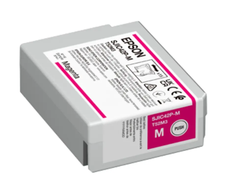 Консуматив, Epson SJIC42P-M Ink cartridge for ColorWorks C4000e ( Magenta)