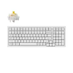 Геймърска Механична клавиатура Keychron K4 Pro White K4P-O4
