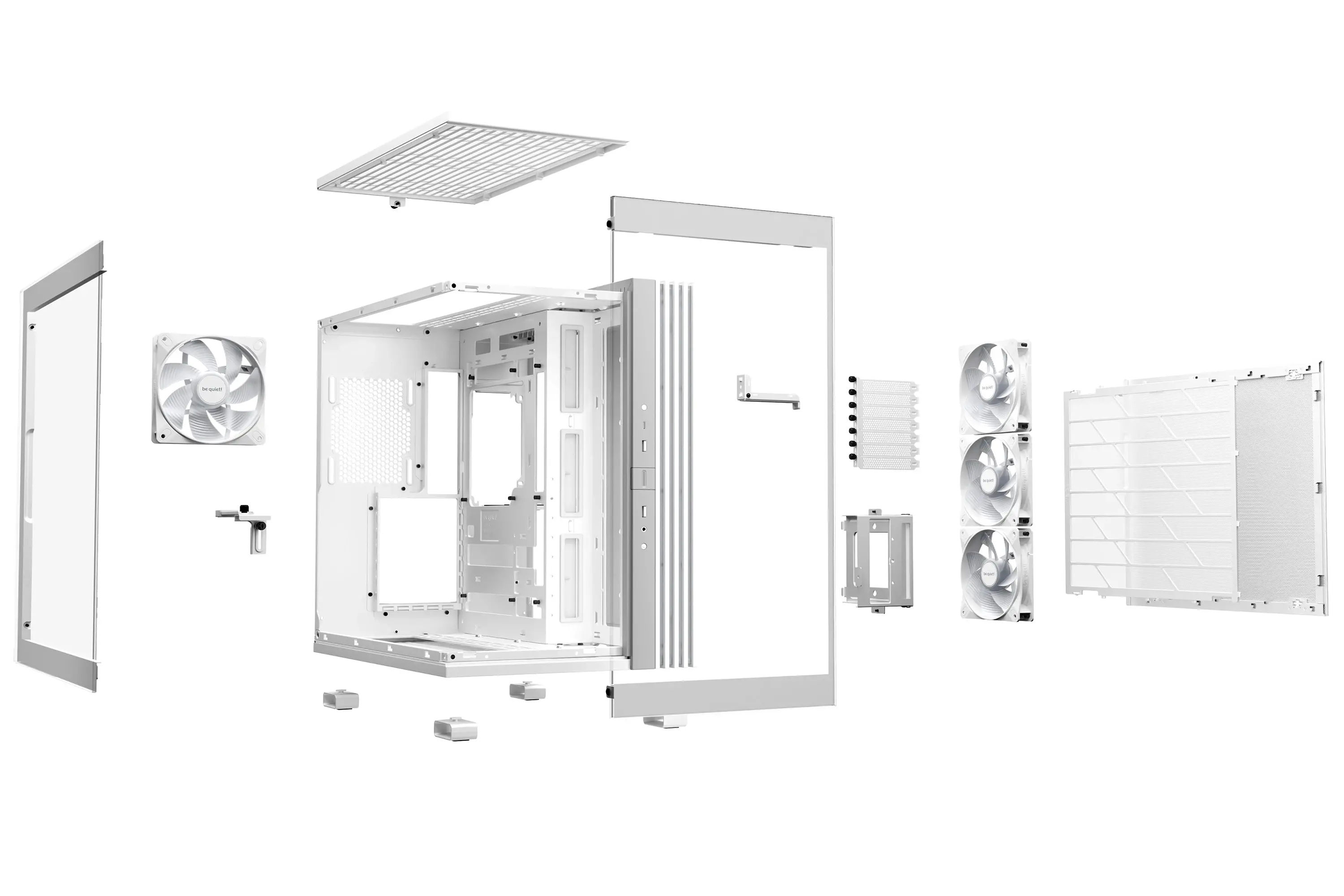 be quiet! кутия Case ATX - LIGHT BASE 600 LX White - image 3