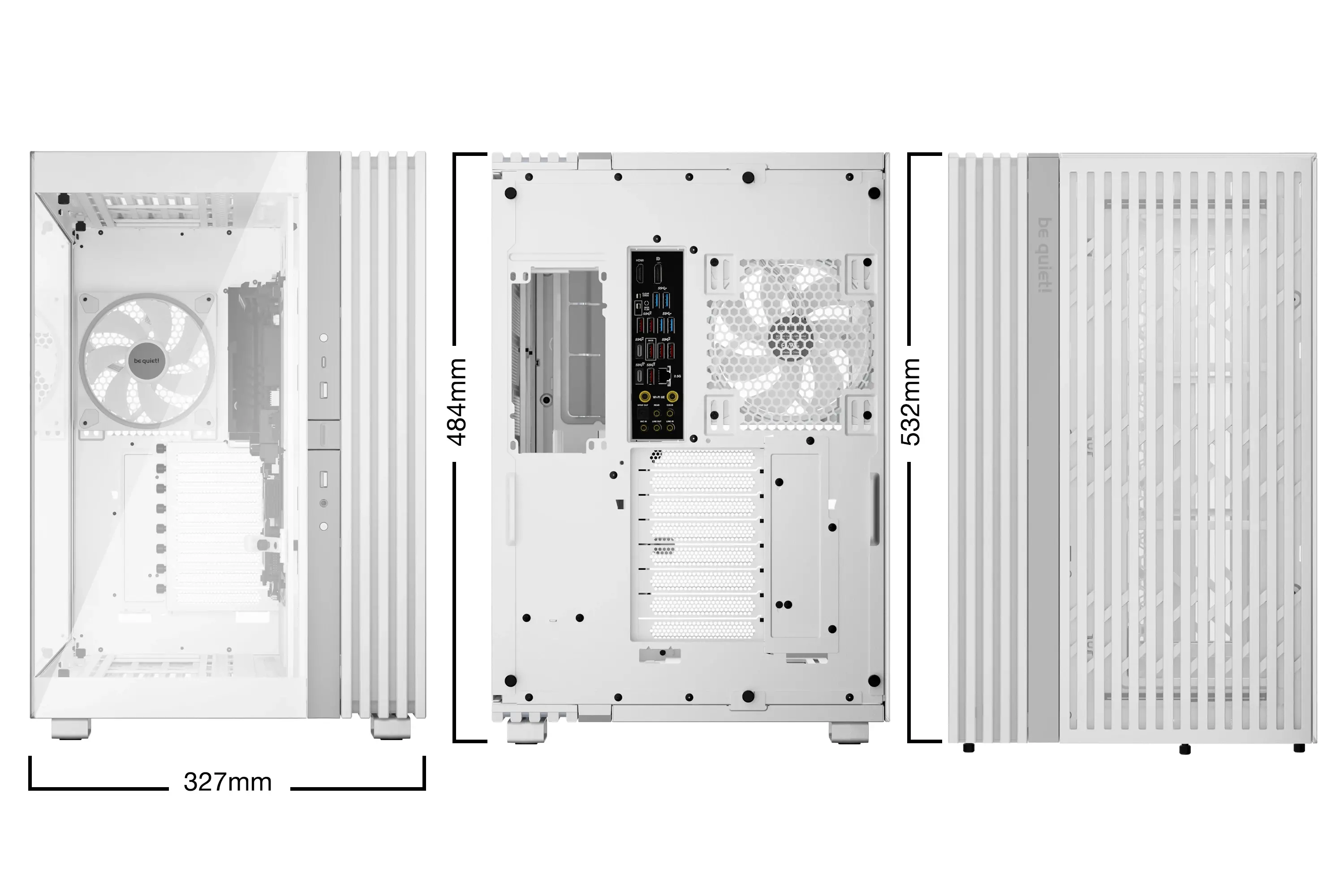 be quiet! кутия Case EATX - LIGHT BASE 900 FX White - image 1