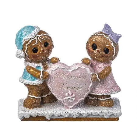 Două biscuiți de Crăciun cu inimă - 1