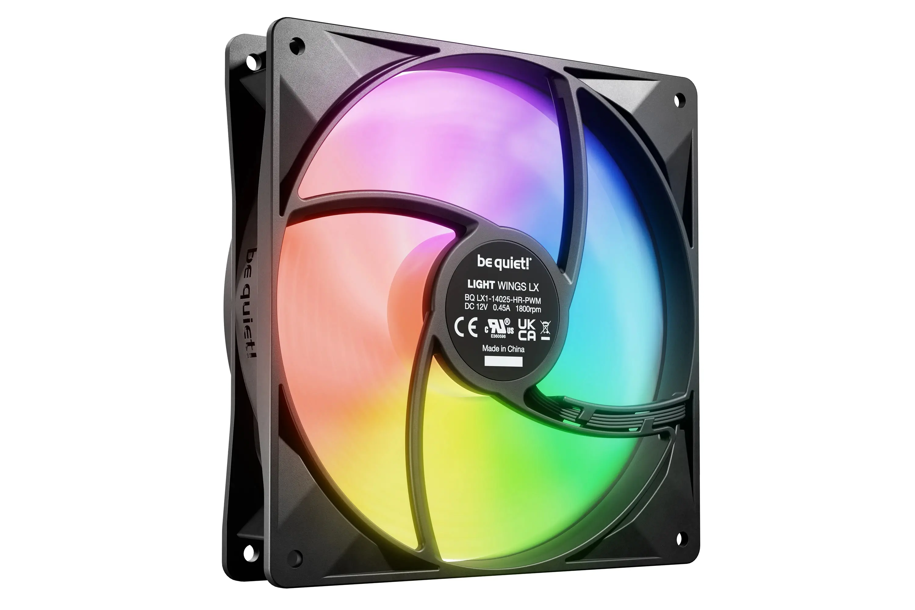 be quiet! комплект вентилатори Fan Pack 3-in-1 3 x 140mm - LIGHT WINGS LX 140mm PWM high-speed Triple-Pack - image 3