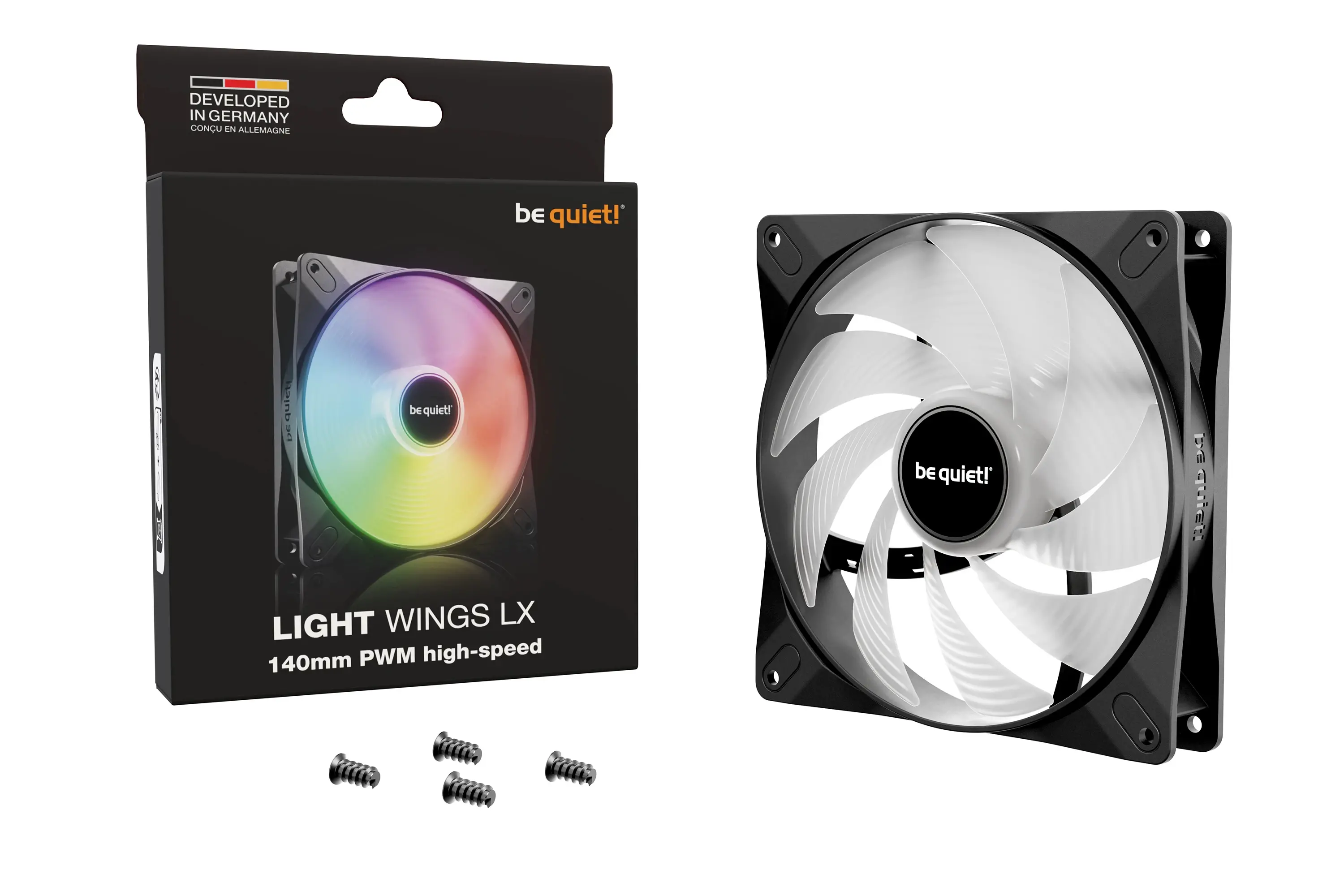 be quiet! вентилатор Fan 140mm - LIGHT WINGS LX 140mm PWM high-speed - image 4