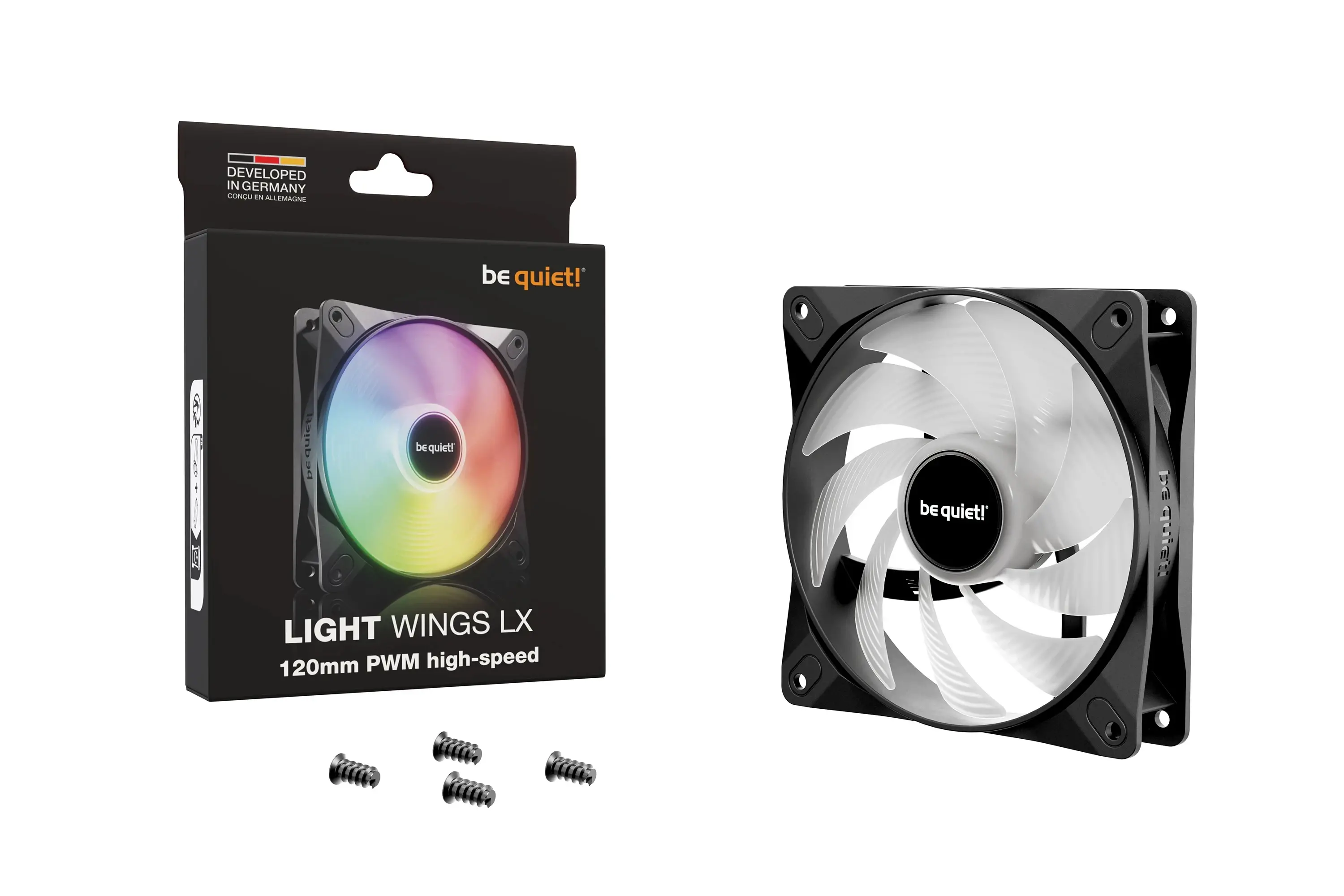 be quiet! вентилатор Fan 120mm - LIGHT WINGS LX 120mm PWM high-speed - image 4