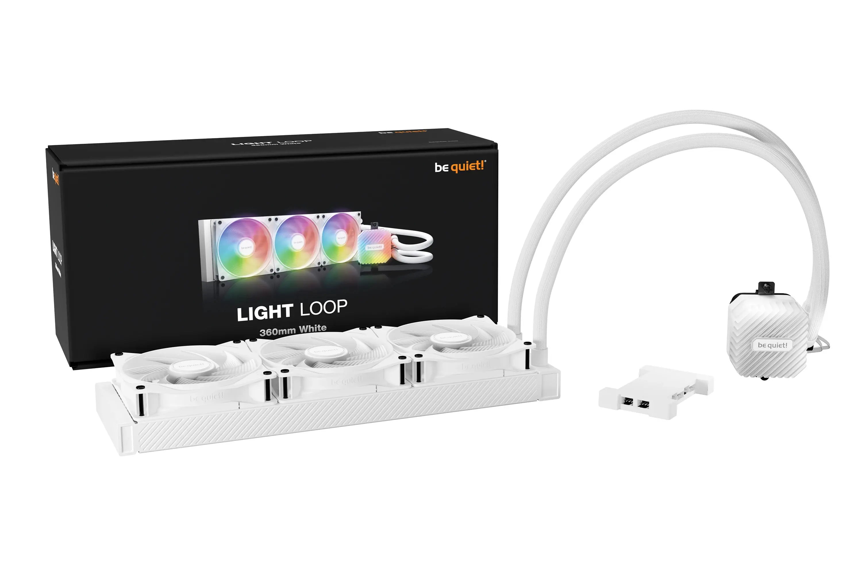 be quiet! водно охлаждане Water Cooling - LIGHT LOOP 360mm White - image 5