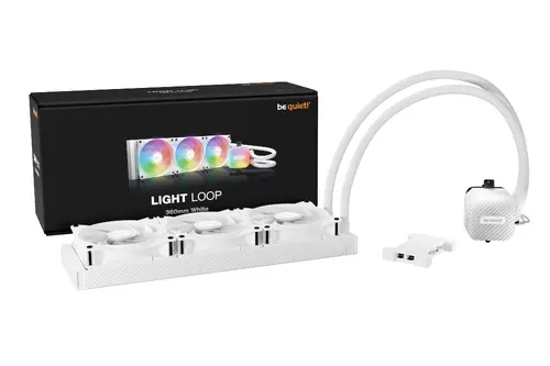 be quiet! водно охлаждане Water Cooling - LIGHT LOOP 360mm White - image 5
