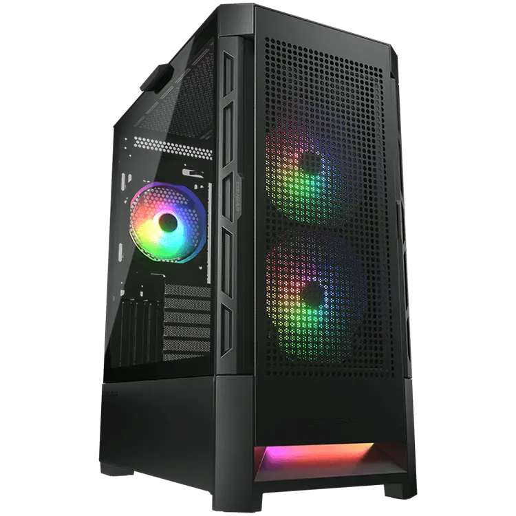 Κουτί υπολογιστή COUGAR DUOFACE RGB, Mid Tower, Μαύρο