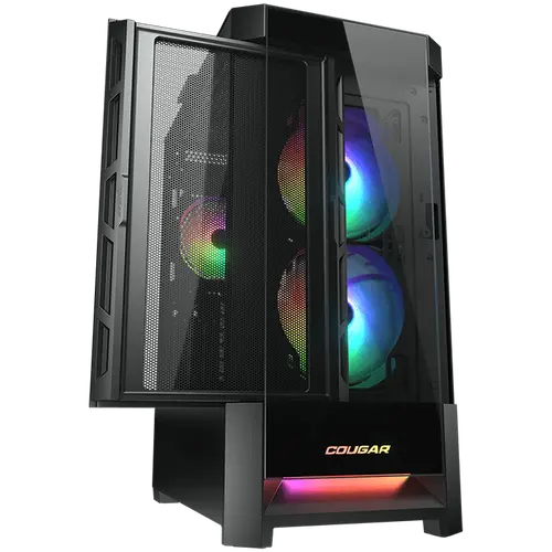 COUGAR DUOFACE RGB PC Case, Mid Tower, Black - image 1