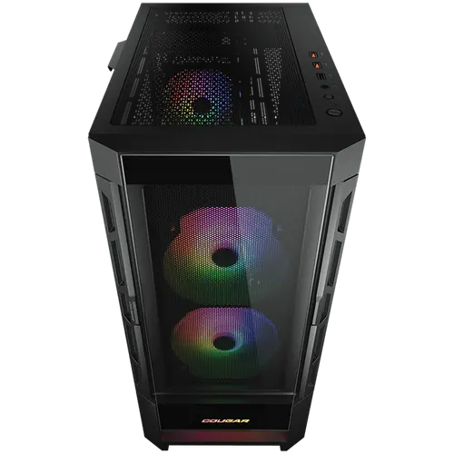 COUGAR DUOFACE RGB PC Case, Mid Tower, Black - image 3