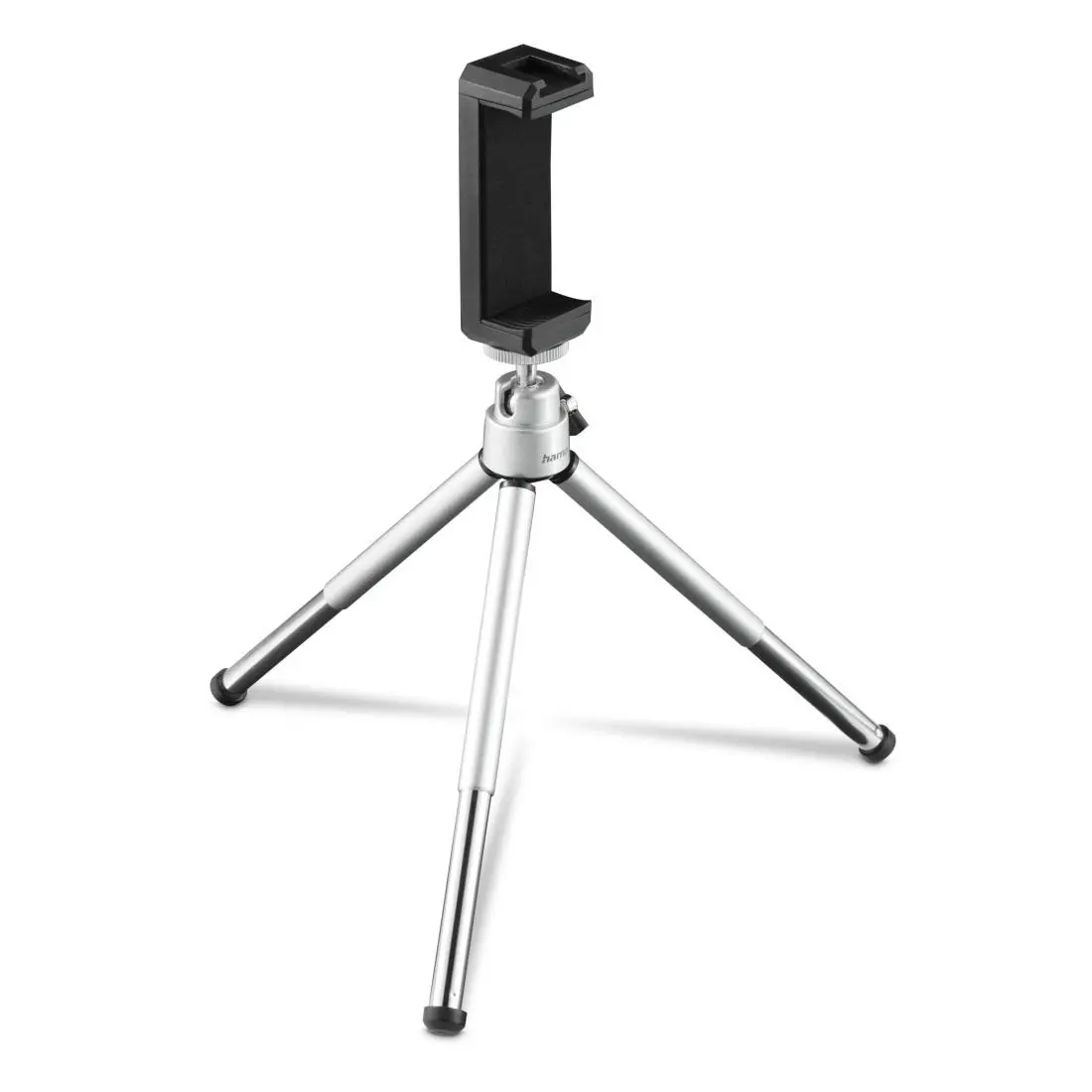 HAMA Μίνι τρίποδο "Fancy 2in1" για κινητό τηλέφωνο και φωτογραφική μηχανή 1/4", 16 εκ., ασημί - image 1