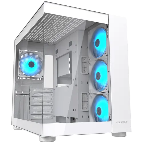 COUGAR FV150 RGB PC Case, Mid tower, White - 1