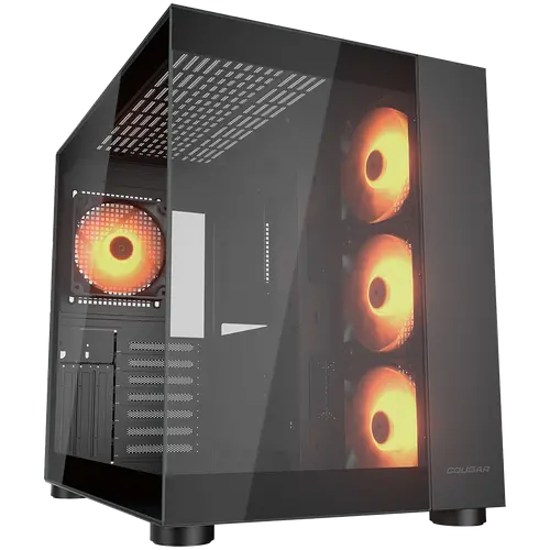 COUGAR FV150 RGB PC Case, Mid tower, Black