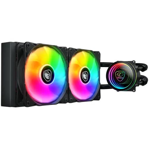 COUGAR POSEIDON ELITE ARGB 240 Black AiO Liquid Watercooling