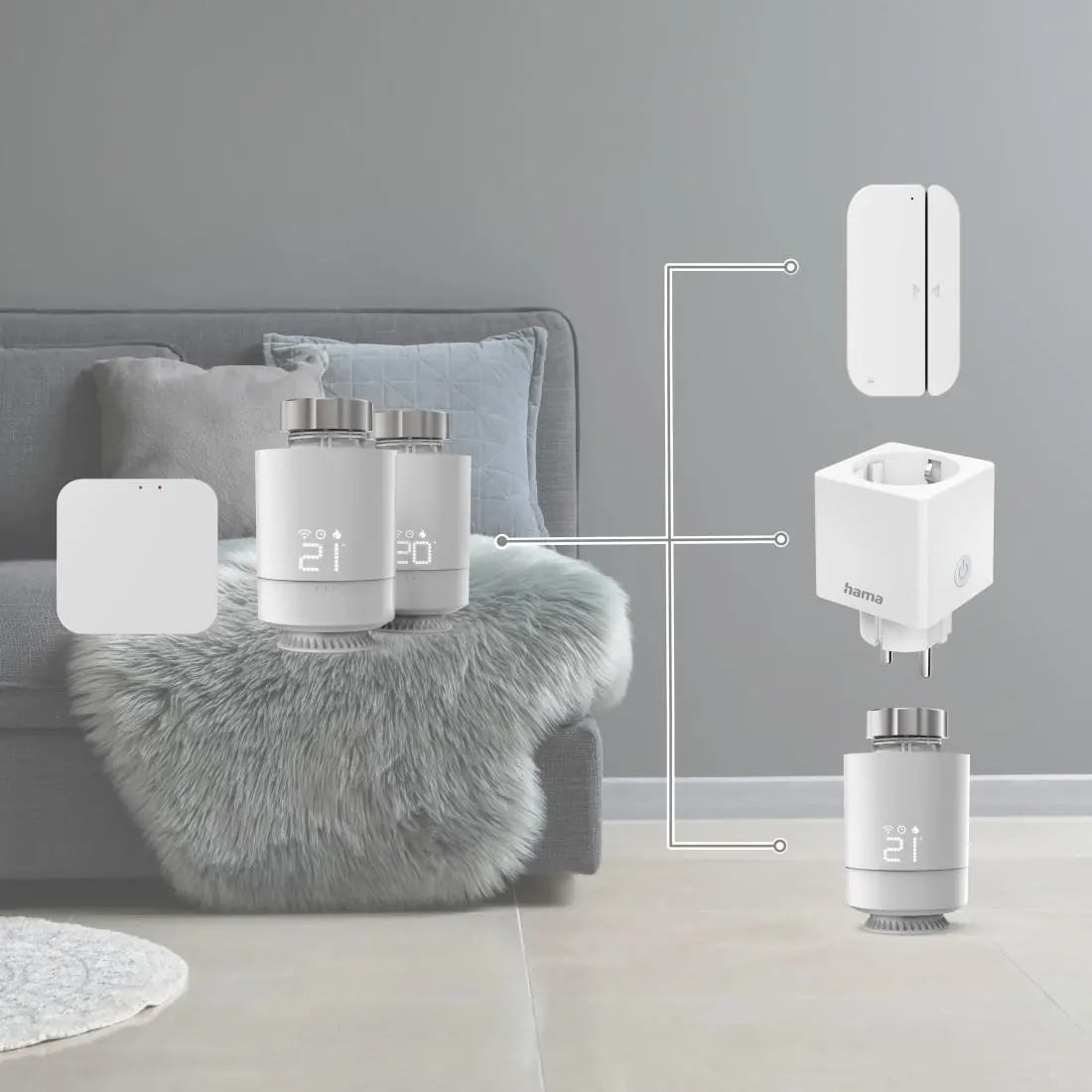 Έξυπνο σύστημα θέρμανσης WLAN Smart Control με 2 θερμοκεφαλές, 176662 - image 6