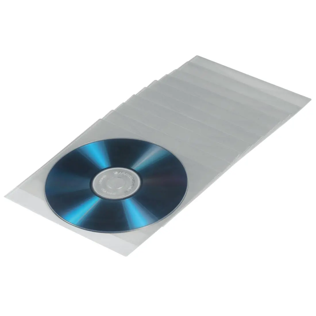 HAMA Plicuri de protecție pentru CD/DVD, 50 buc., transparente - image 1