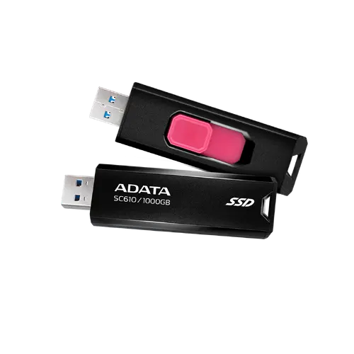 Външен диск, ADATA EXT SSD SC610 1000GB RED - image 4