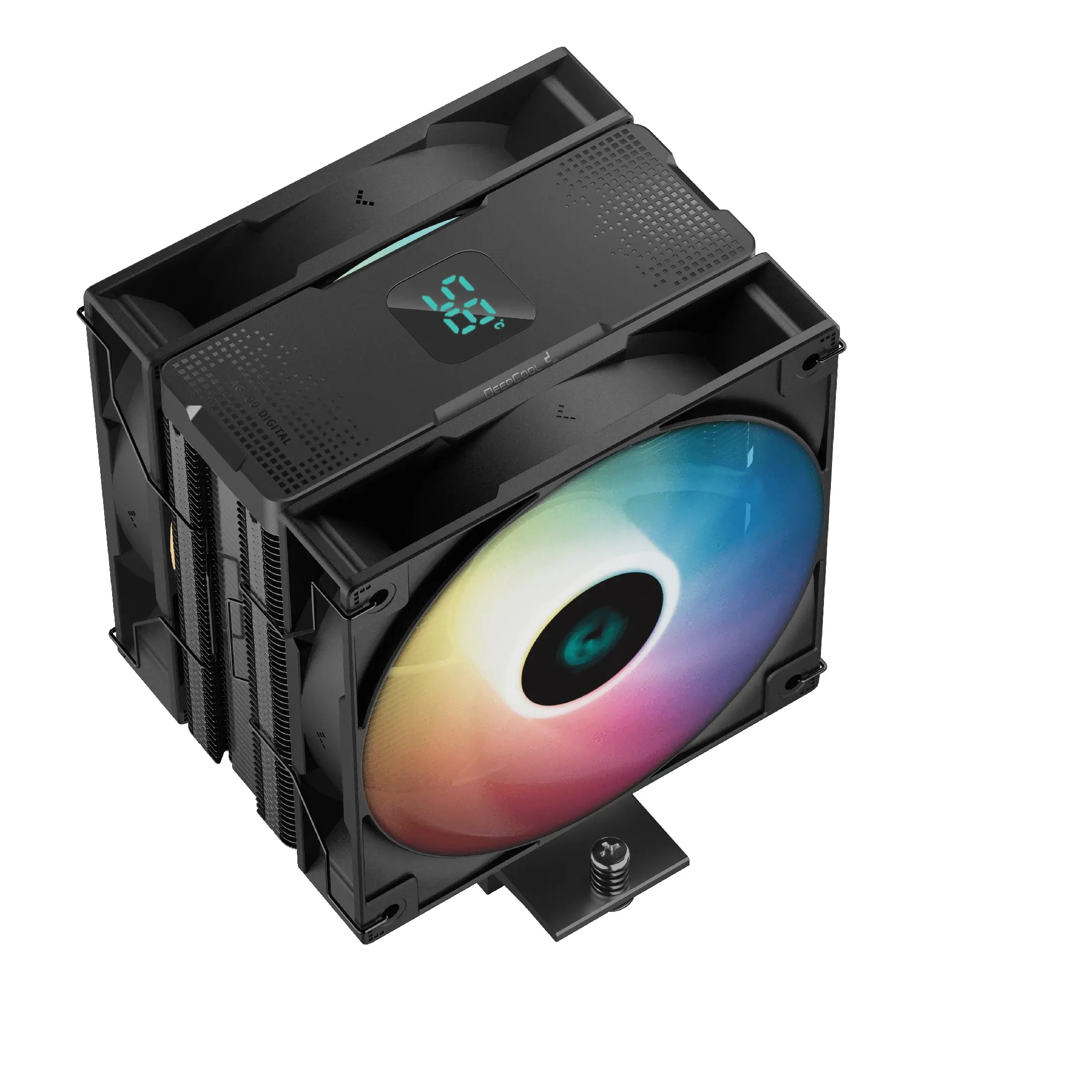 DeepCool охладител CPU Cooler AG400 DIGITAL PLUS - Addressable RGB - LGA1700/AM5 - image 2