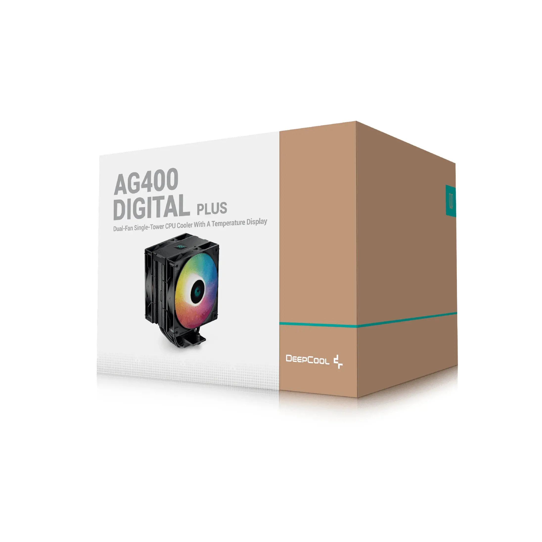 DeepCool охладител CPU Cooler AG400 DIGITAL PLUS - Addressable RGB - LGA1700/AM5 - image 9