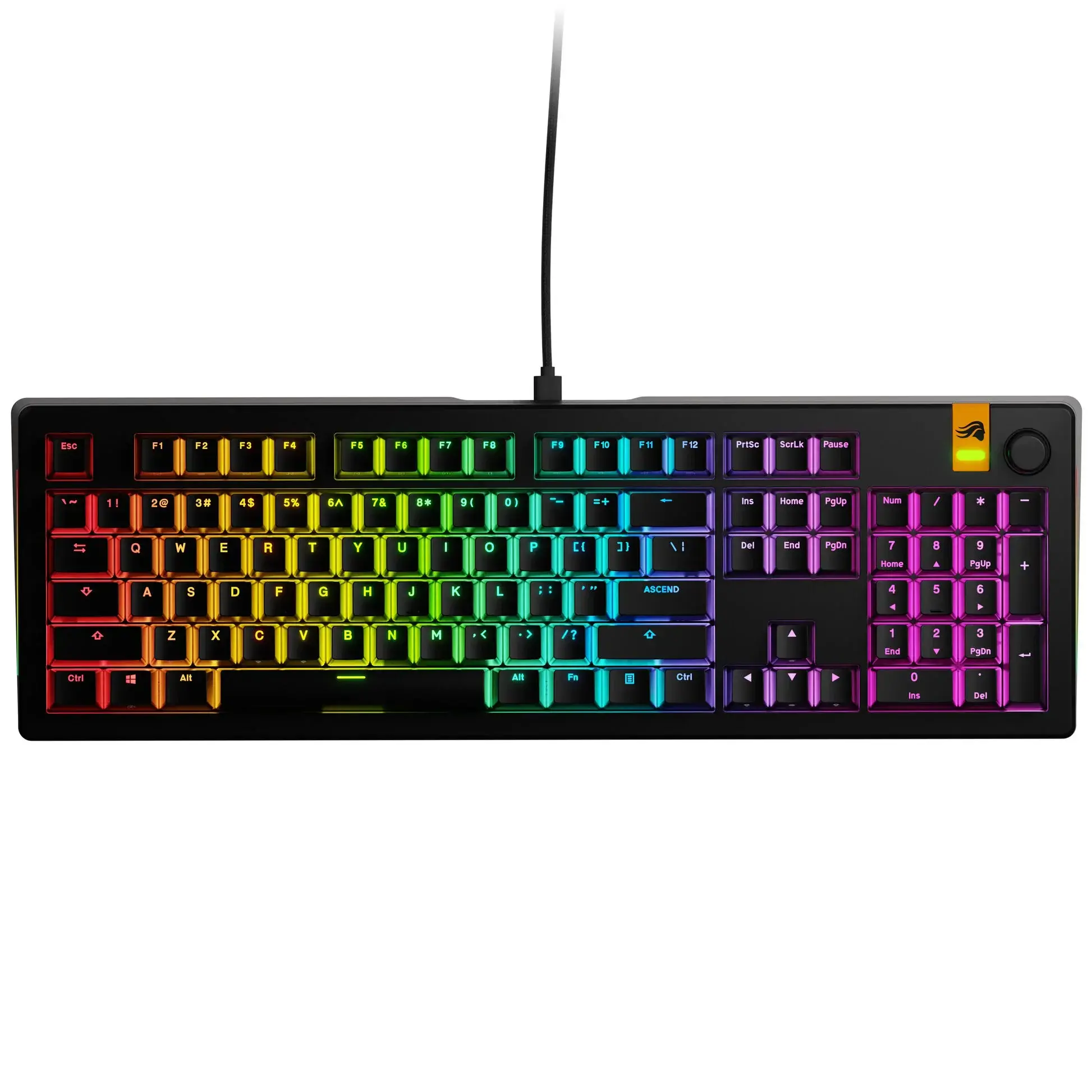 Tastatură mecanică gaming Glorious GMMK 3 HE 100% Neagră - Fox HE Switches