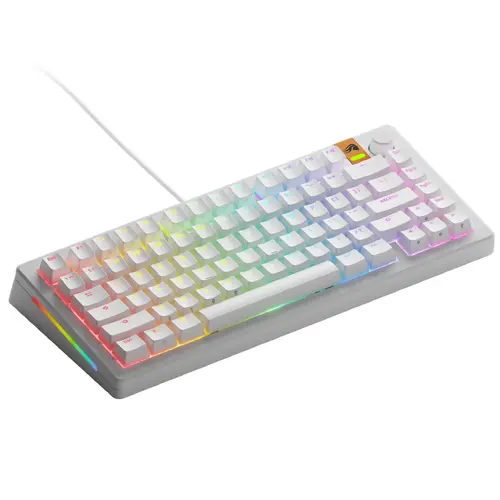 Gaming μηχανικό πληκτρολόγιο Glorious GMMK 3 HE 75% Λευκό - Fox HE Switches - 2
