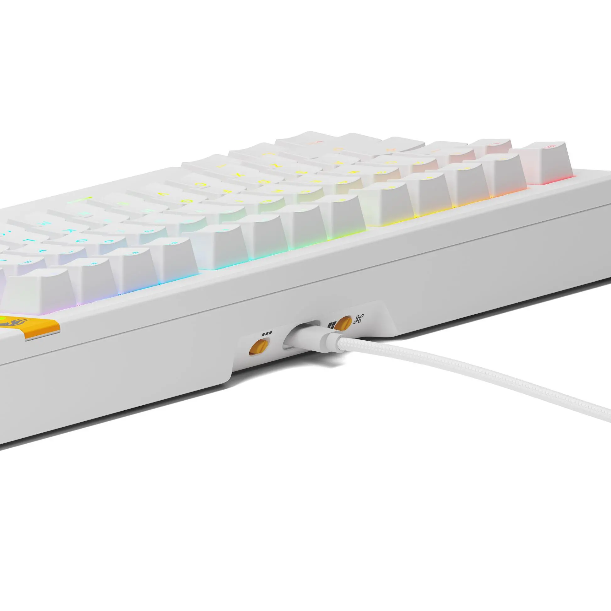 Gaming μηχανικό πληκτρολόγιο Glorious GMMK 3 HE 75% Λευκό - Fox HE Switches - image 3