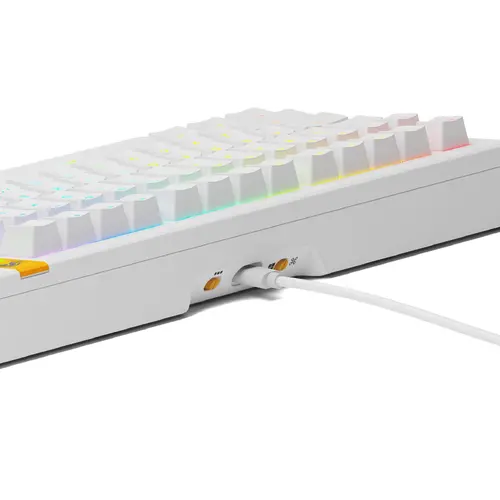 Tastatură mecanică gaming Glorious GMMK 3 HE 75% Albă - Fox HE Switches - 4