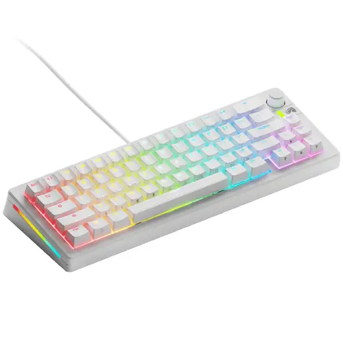 Gaming μηχανικό πληκτρολόγιο Glorious GMMK 3 65% Λευκό - Fox Linear Switches - 2