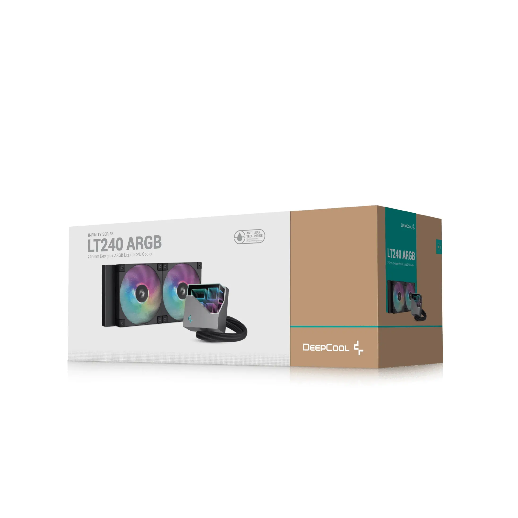 DeepCool Υδρόψυξη LT240 - Addressable RGB, σχεδιασμός Infinity mirror - LGA1851/AM5 - image 5