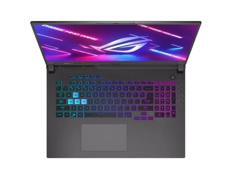 Лаптоп, Asus ROG Strix G17 G713PU-LL109W,AMD Ryzen 9 7940HX (6-core/32-thread, 64MB L3 cache, up to 5.2 GHz max boost), 17.3" WQHD (2560 x 1440) 16:9 240Hz,16GB DDR5 , 1TB SSD,  RTX 4050 ,6GB GDDR6, WiFi 6,RGB, Windows 11,Eclipse Gray - image 3