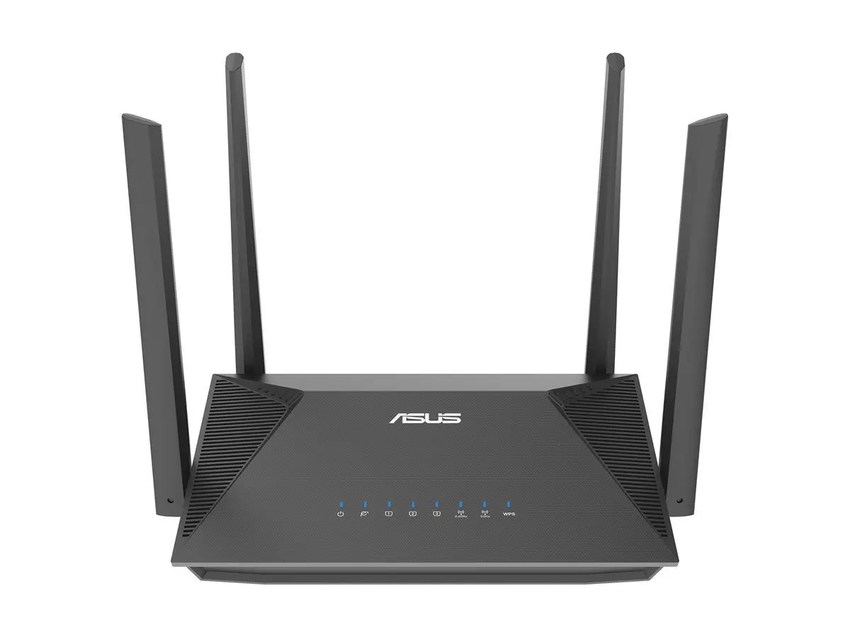Рутер, Asus Wireless Router, RT-AX52, Dual-Band, Dual-Core 1.3GHz CPU, 128MB/256MB, Gigabit, Instant Guard, Traditional QoS, VPN server/client, IPTV, OFDMA, Beamforming, AiMesh - image 1