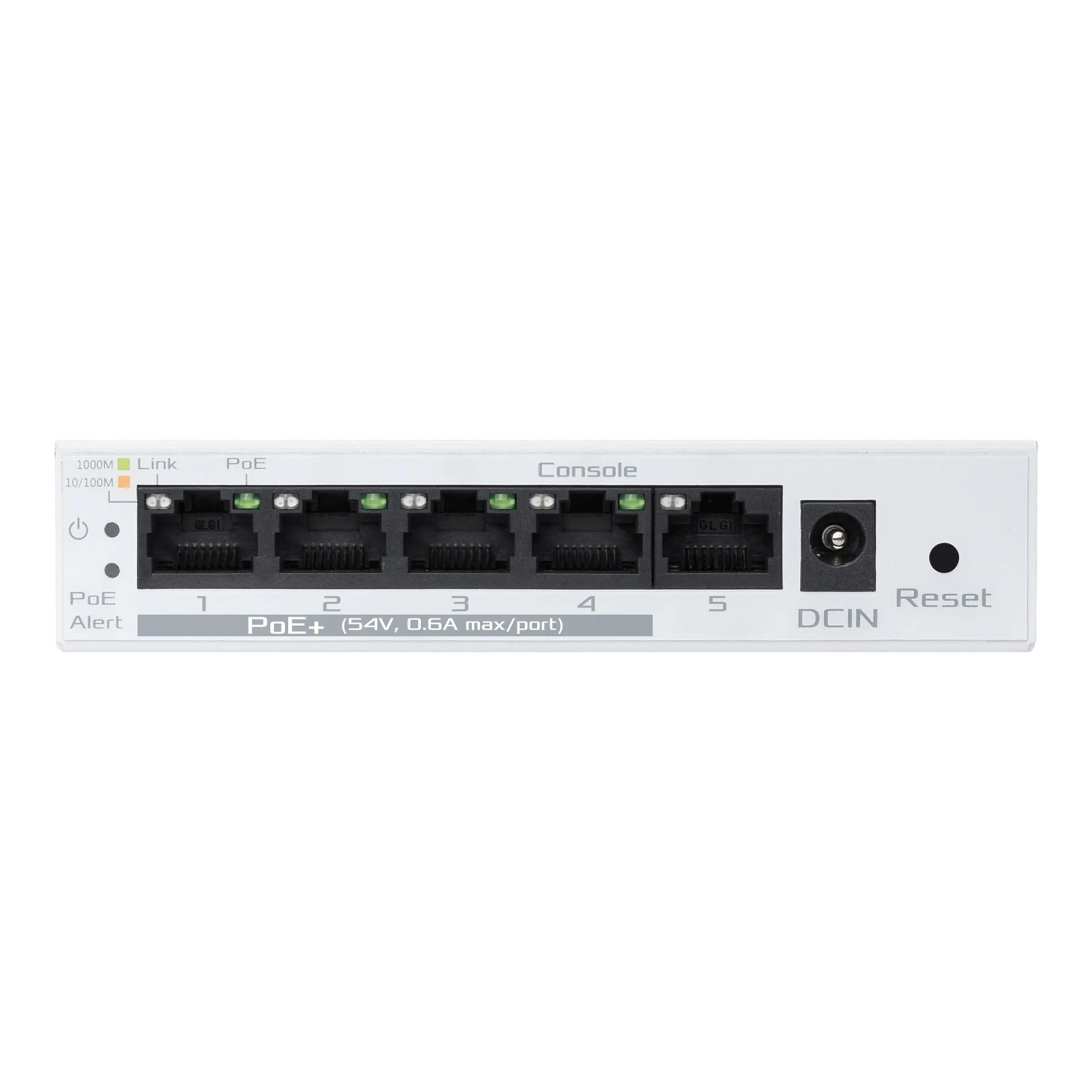 Switch, Asus Business 5Port Smart Managed Switch PoE+, ExpertWiFi EBP15, 4 porturi PoE+, 60W, VLAN, QoS, Port Mirroring, montare pe perete, Alb - image 3